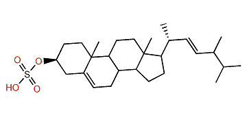 (22E,24xi)-24-Methylcholesta-5,22-dien-3b-ol 3-sulfate